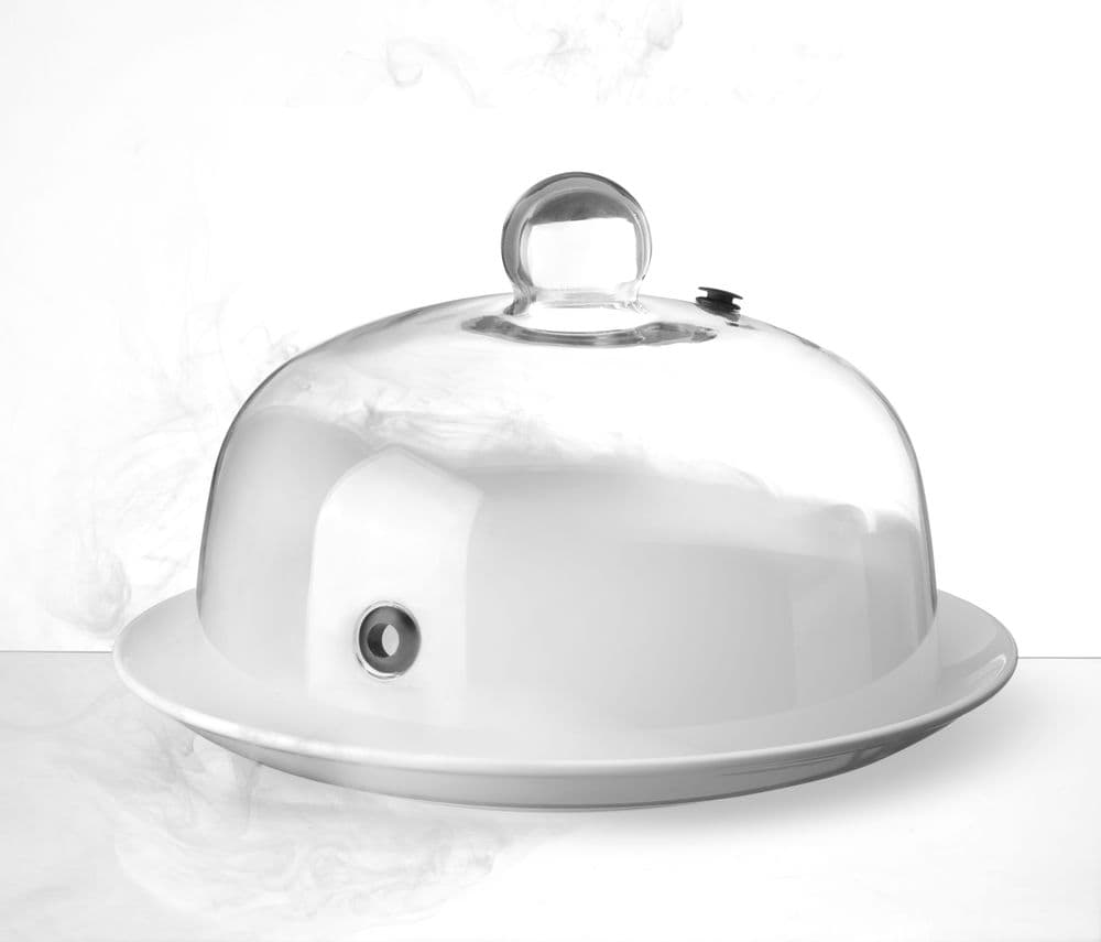 Üvegbúra szellőzővel - Tányérfedő kupola - ⌀260x(H)174mm - 2