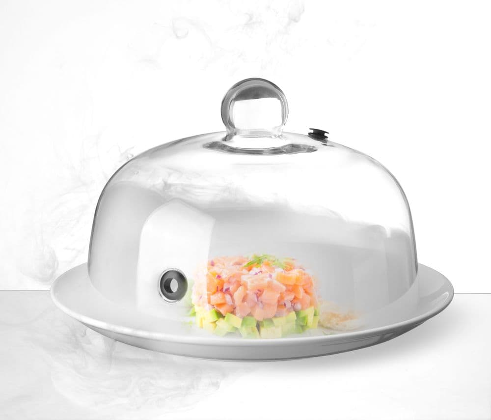 Üvegbúra szellőzővel - Tányérfedő kupola - ⌀260x(H)174mm - 3