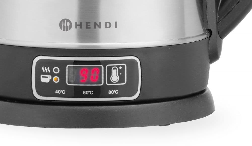 Elektromos vízforraló vezeték nélkül - hőmérséklet-szabályozással - 1,8L - 230V/1800W - 230x165x(H)255mm - 4