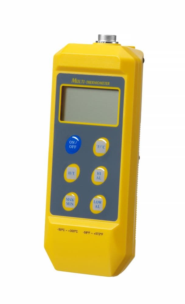 Hőmérő szondával - 195x85x(H)45mm - 3