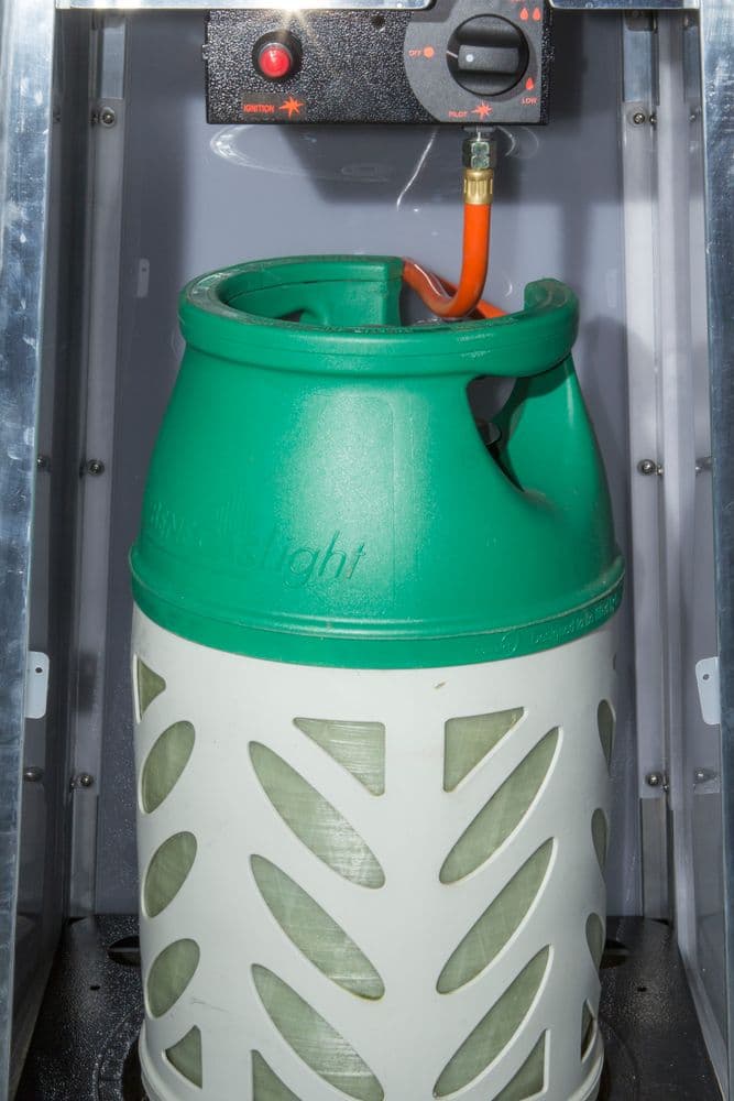 Kültéri Hősugárzó - Piramis - 11,2kW - 500x500x(H)2220mm - 3