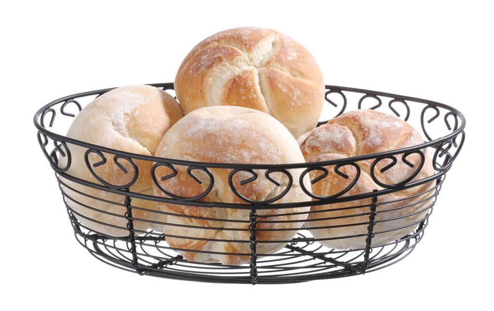 Drótkosár deco ovális - 255x160x(H)80mm - 2