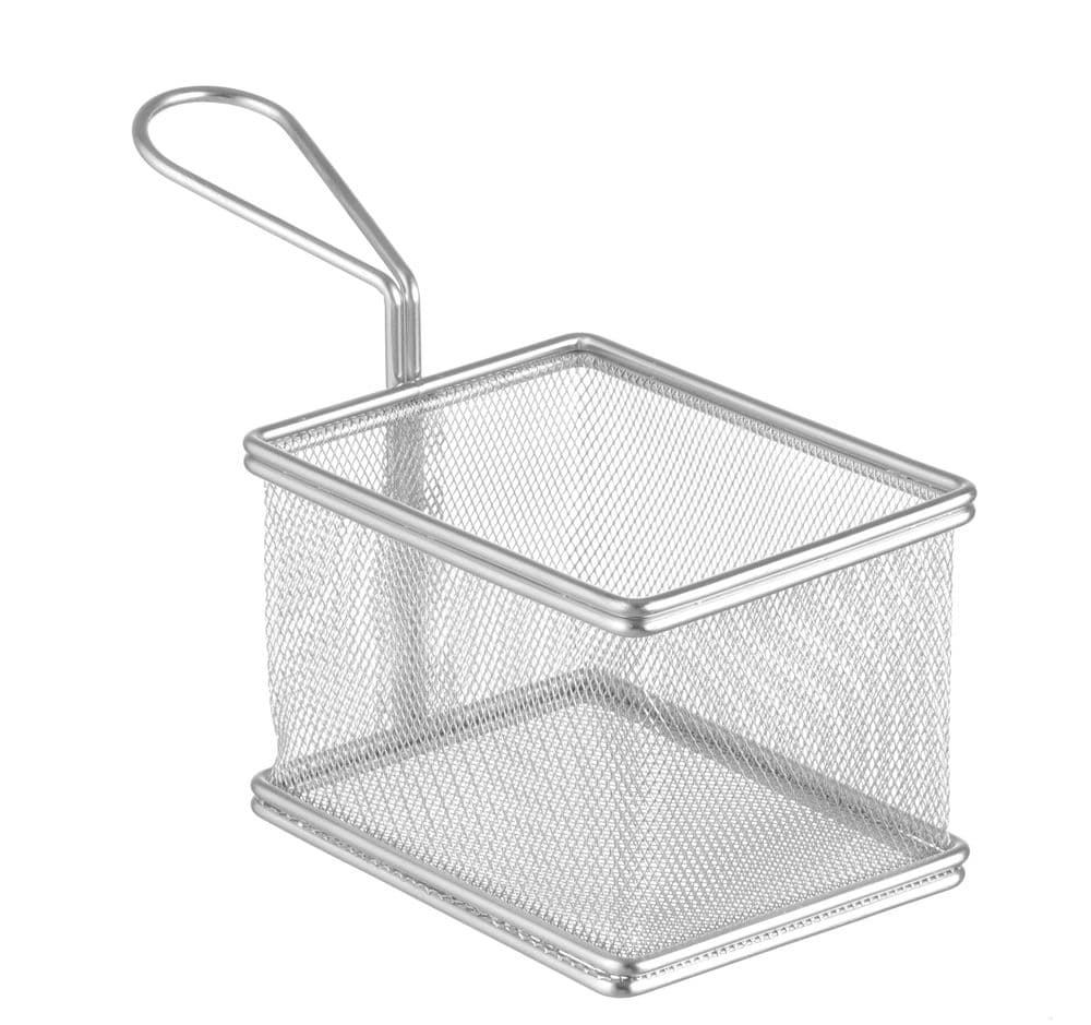 Miniatűr olajsütő kosarak - 125x100x(H)85mm