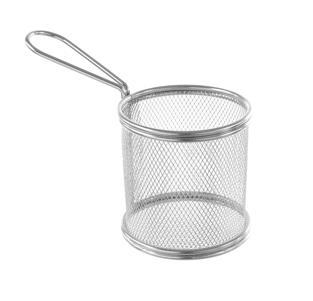 Miniatűr olajsütő kosarak - 90x90x(H)90mm