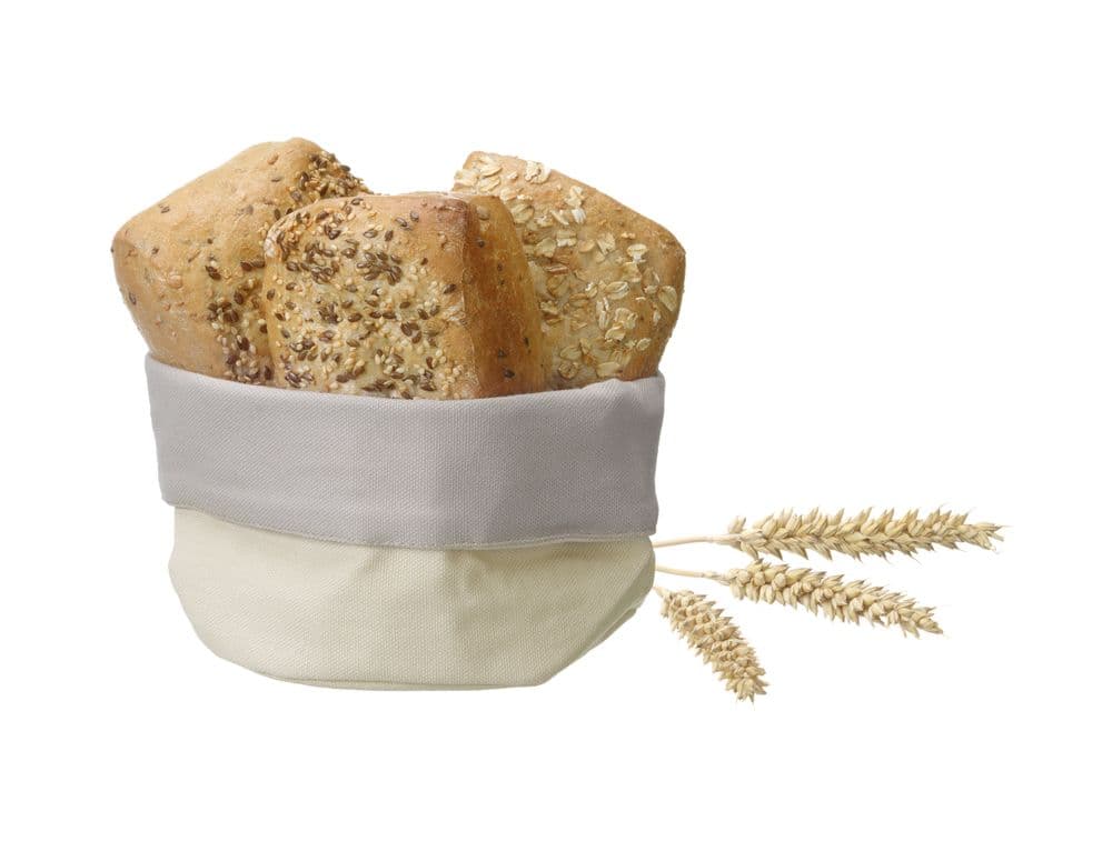 Kenyértartó kosár kerek - Bézs - ⌀250x(H)160mm - 3