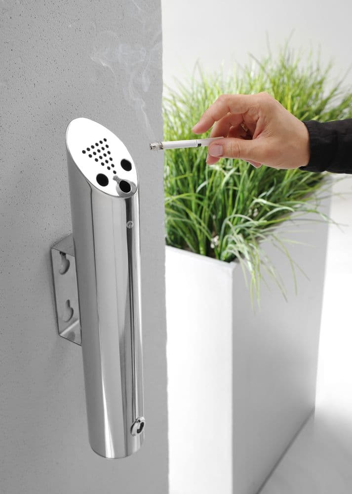 Falra szerelhető Hamutartó - ⌀75x(H)460mm - 4