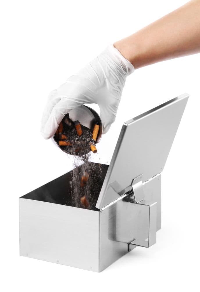 Cigarettagyűjtő edény - 202x170x(H)91mm - 2