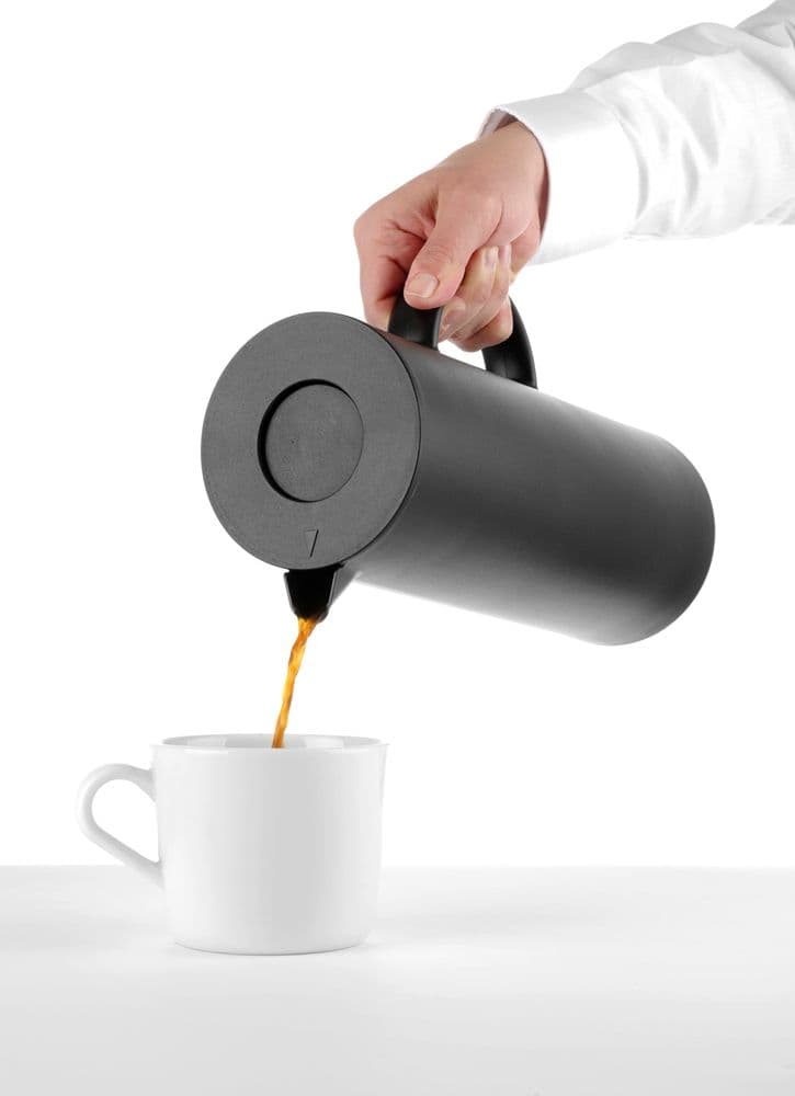 Termosz kancsó - 1L - Fekete - ⌀110x(H)289mm - 5