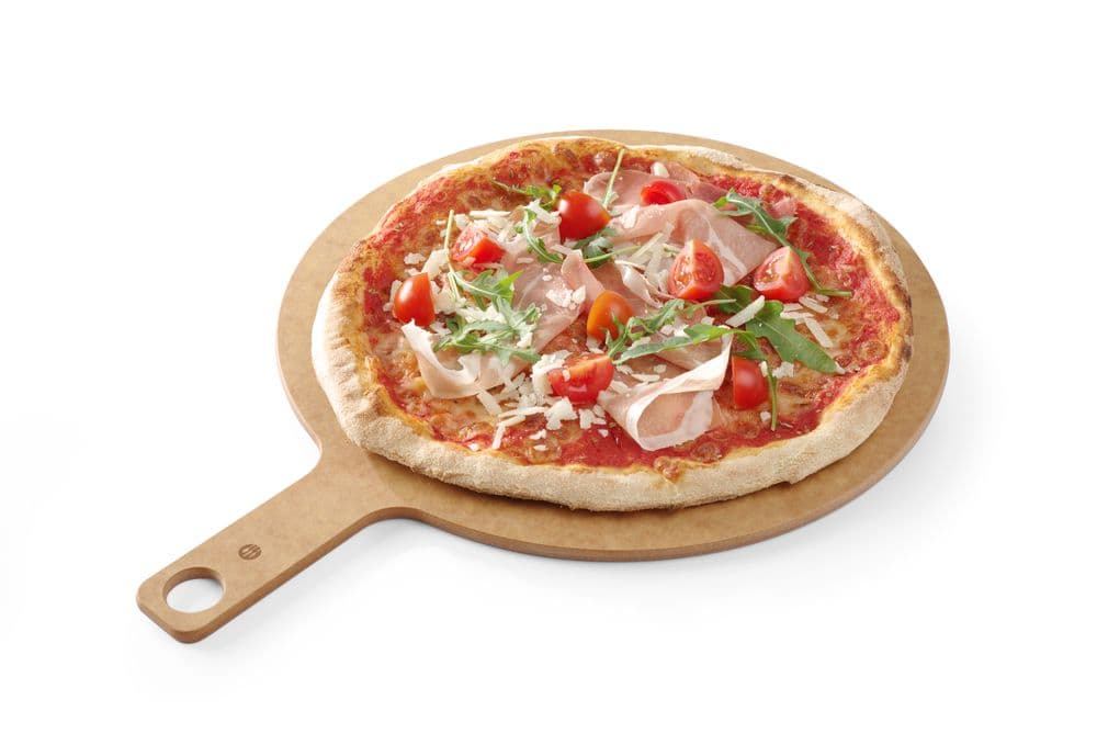 Pizza board fogantyúval - ⌀406x(H)6mm - 2