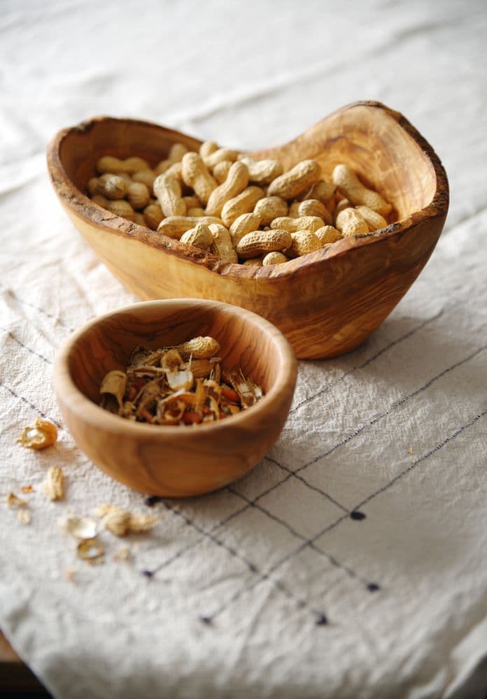 Dekoratív olívafa tál - 300x190x(H)110mm - 5