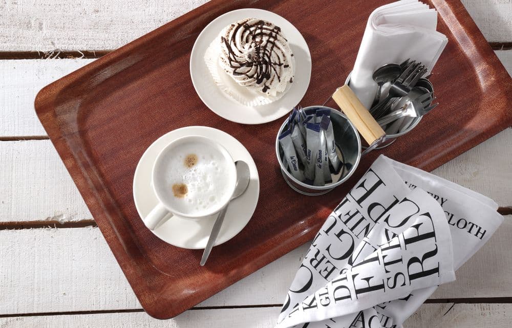 Felszolgáló tálca „Wood form” - GN 1/1 - Mahagóni - 325x530mm - 3