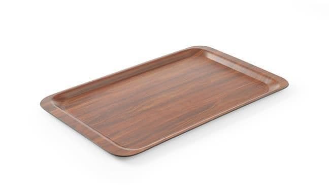 Felszolgáló tálca „Wood form” - GN 1/1 - Mahagóni - 325x530mm - 4