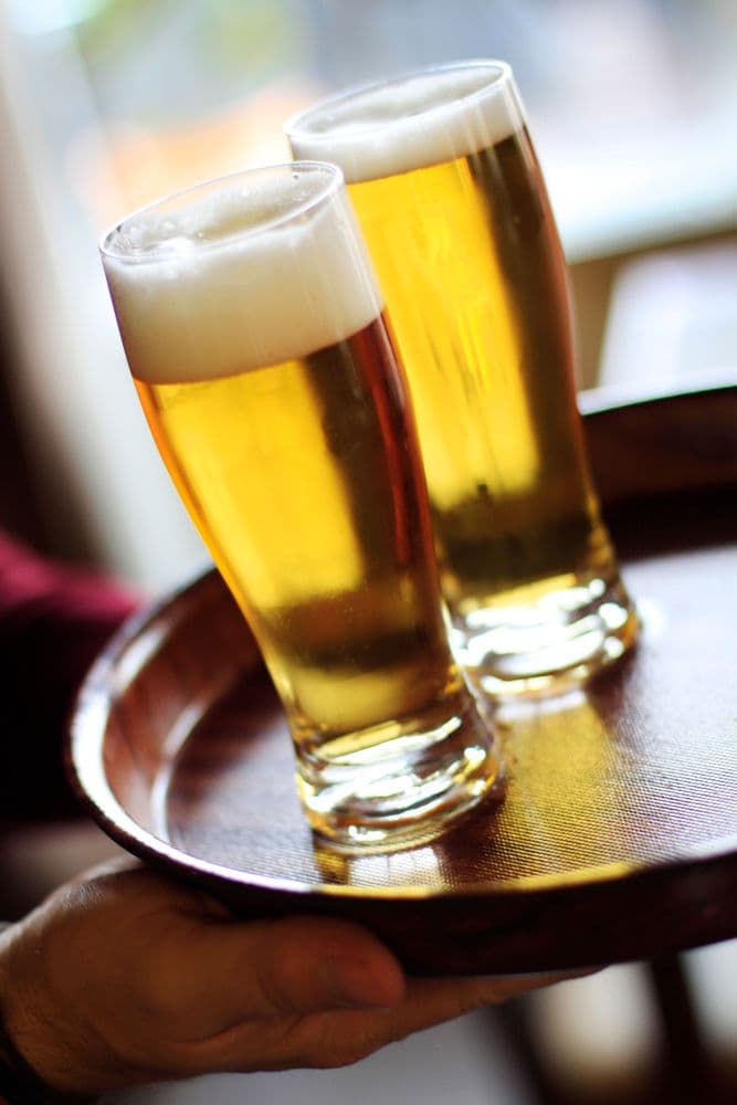 Felszolgáló tálca „Wood form” - Mahagóni - ⌀320x(H)35mm - 2