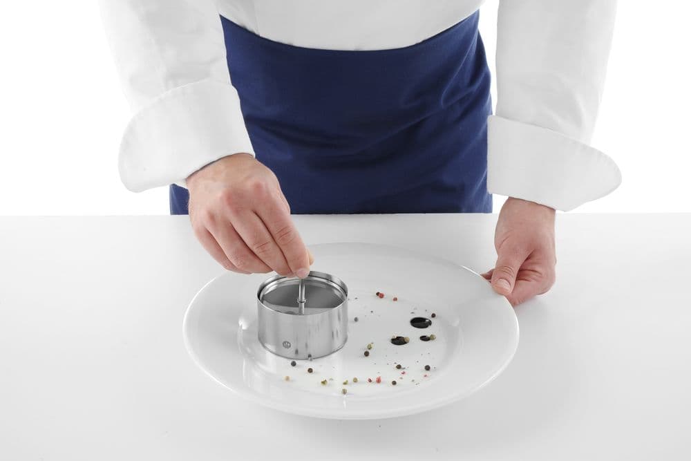 Az ételgyűrű és a tolóeszköz kör alakú - ⌀80x(H)45mm - 5