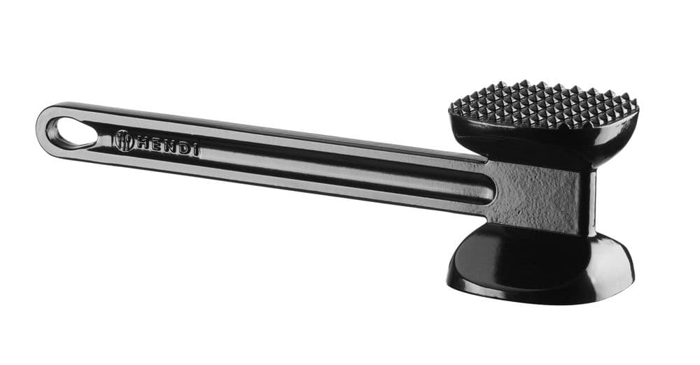 Húsklopfoló tenderáló kalapács XL - Fekete - 300x80x(H)80mm