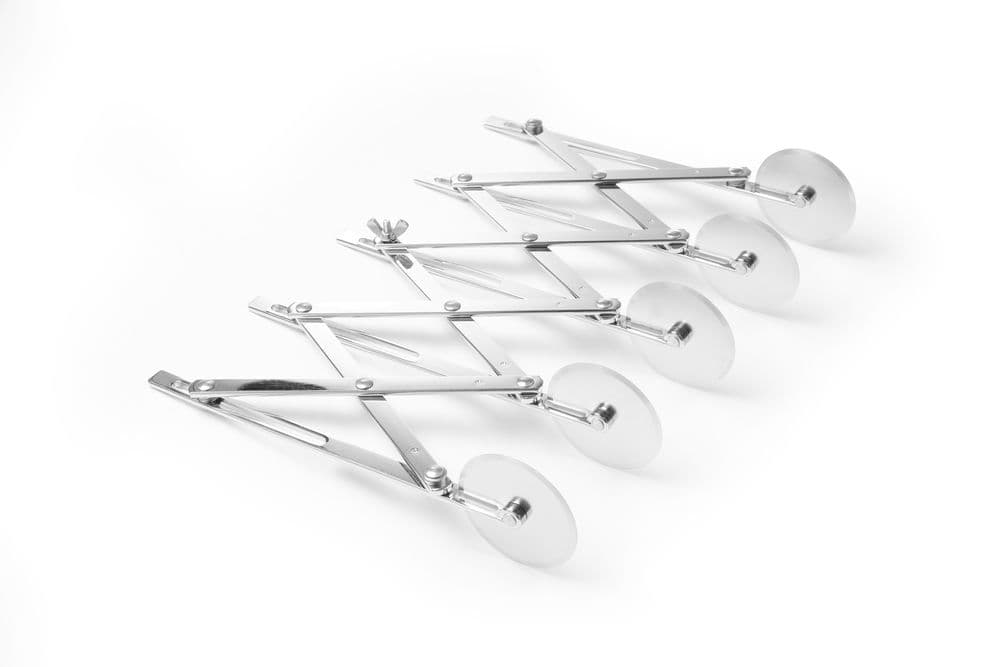 5 kerekű tésztavágó  - 222x56x(H)55mm