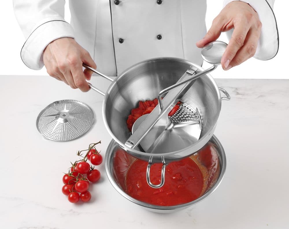 Zöldség paszírozó - 400x215x(H)175mm - 2