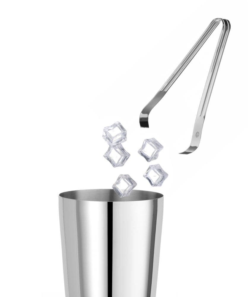 Jégkocka csipesz - BarUp - Ezüst - (L)180mm - 3