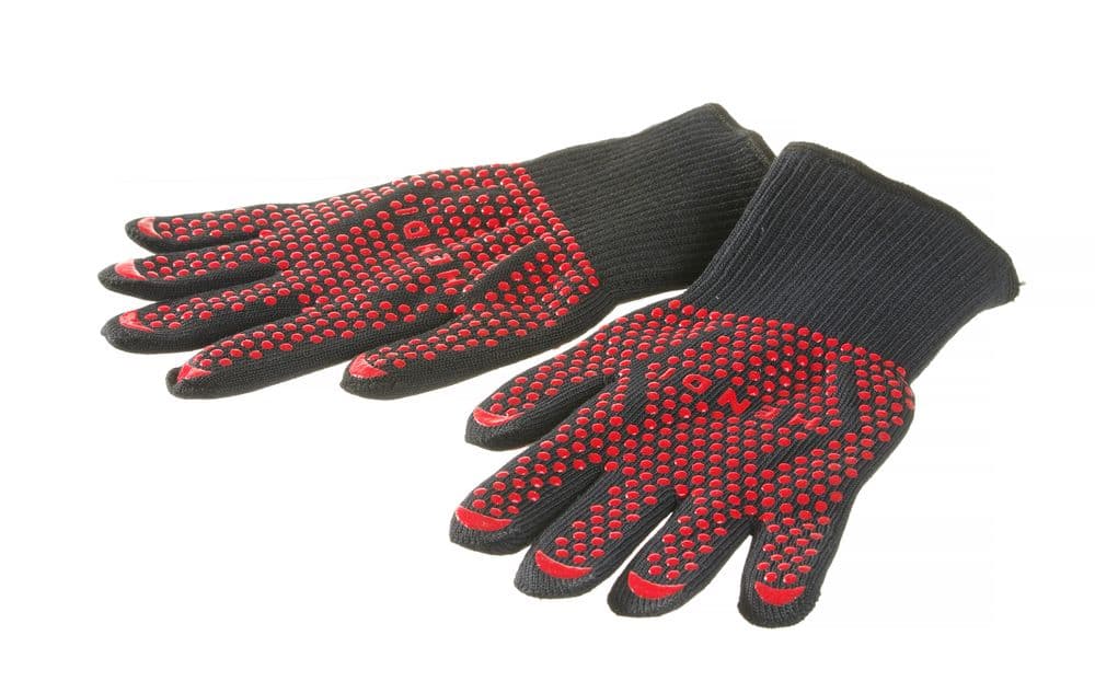 Hőálló barbecue kesztyű - 2 db - 2 db. - (L)300mm - 4