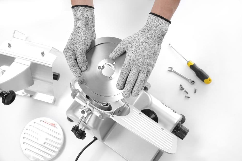 Vágásálló kesztyű - tanúsított – 2 db-os készlet - 2 db. - (L)260mm - 4