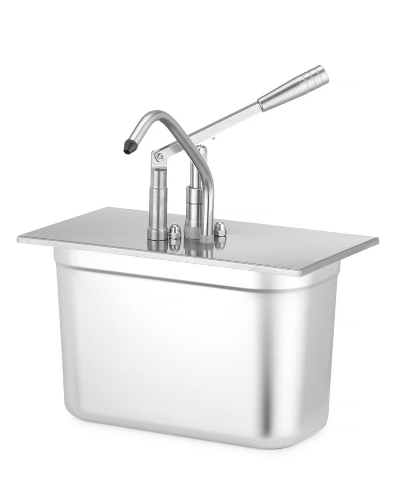 Fedél GN-tartályokhoz való adagolóval - GN 1/3 - 330x180mm - 2