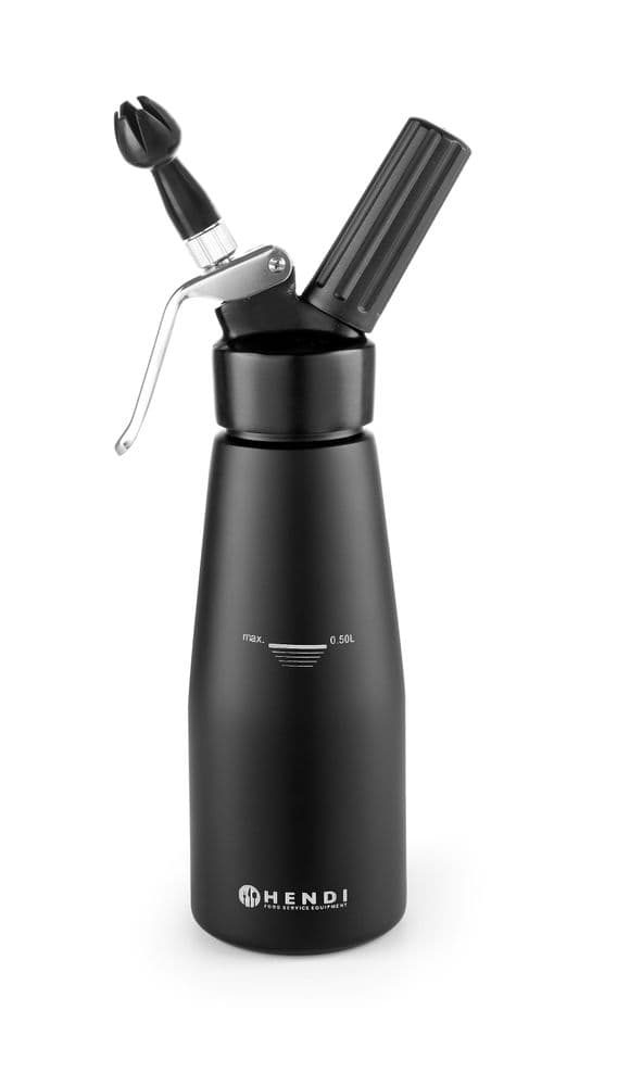 Habszifon Kitchen Termékcsalád fekete - Kitchen Termékcsalád - 0,5L - Fekete - ⌀80x(H)260mm