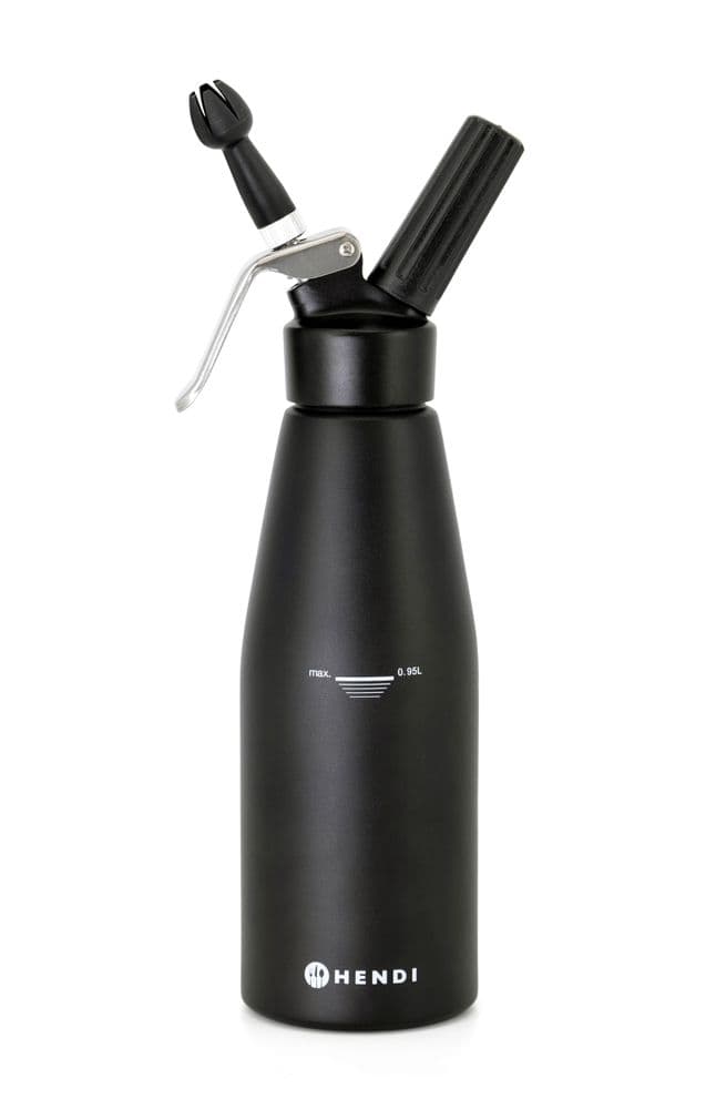 Habszifon Kitchen Termékcsalád fekete - Kitchen Termékcsalád - 0,95L - Fekete - ⌀95x(H)320mm