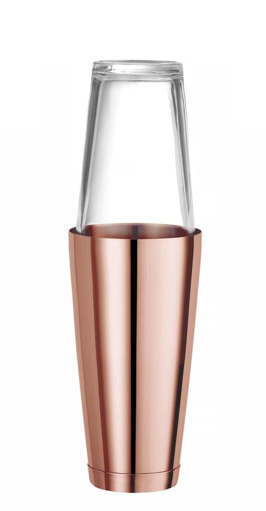 Bostoni shaker - BarUp - 0,8L - Rézvörös - ⌀90mm - 2