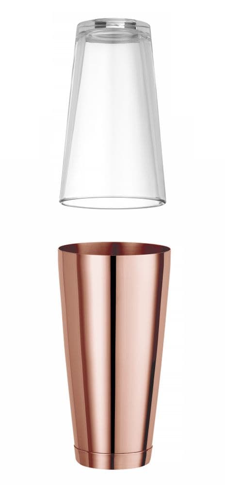Bostoni shaker - BarUp - 0,8L - Rézvörös - ⌀90mm - 3