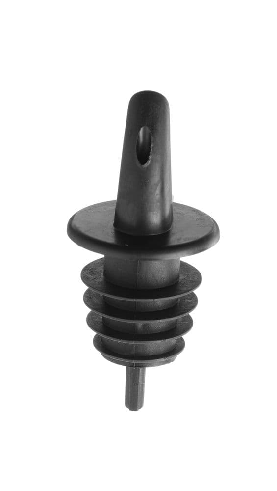 Szabad áramlású kiöntő - 6-os készlet - BarUp - 2 fekete - 2 fehér - 2 piros - Piros - 6 db - 3