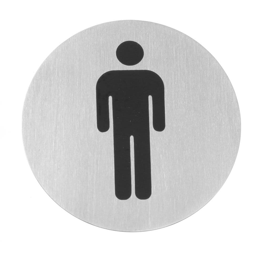 Ajtótábla - férfiak - ⌀75mm