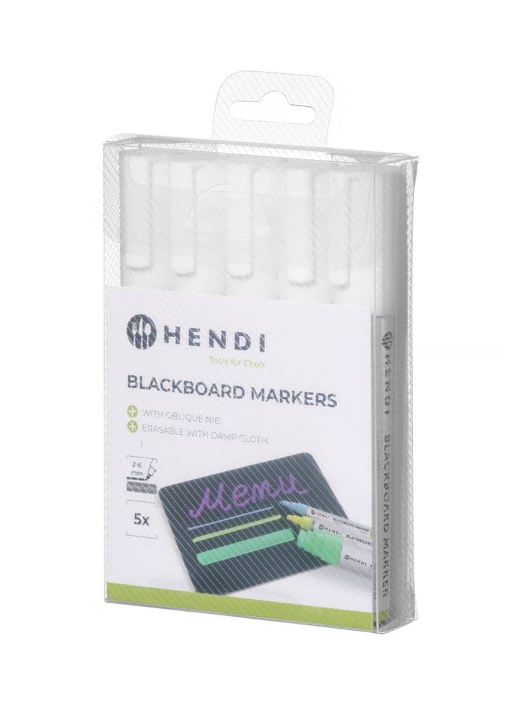 Tábla filctollak 6 mm - 5 fehér filctoll - 2