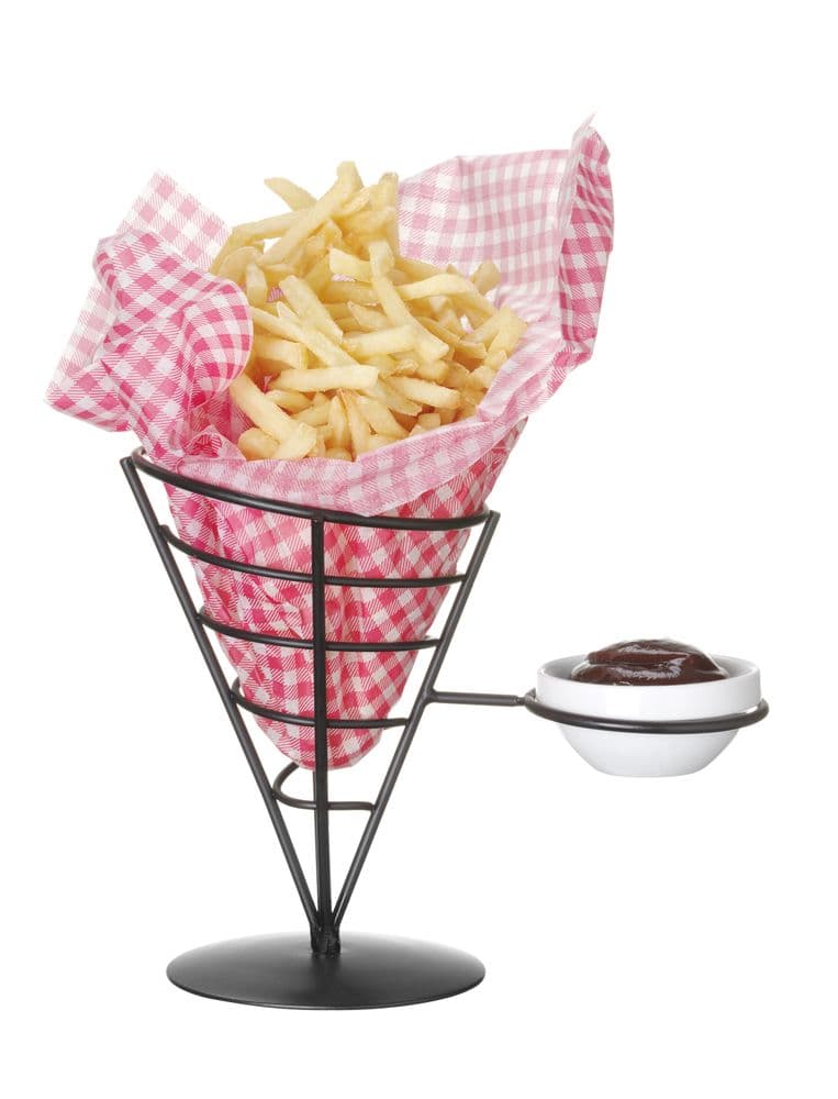 Zsírálló papír tányéralátét - 500 db - kockás minta - 500 db. - 420x275mm - 4