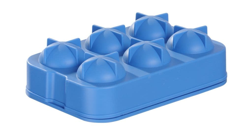 Jégkocka forma whiskey golyó - BarUp - Kék - 180x125x(H)50mm - 2