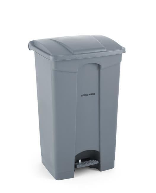 Pedáltartály - AmerBox - 68L - Világos szürke - 490x410x(H)660mm - 5