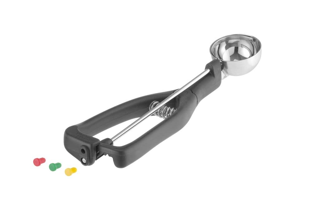 Fagylaltadagoló kanál balkezeseknek - Stöckel - 1/30 - Fekete - ⌀49x(H)mm - 3