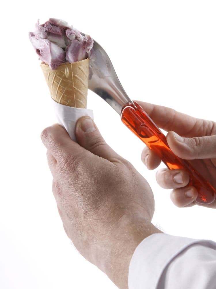 Fagylalt adagoló lapát Tritan nyéllel - Piros - (L)260mm - 2