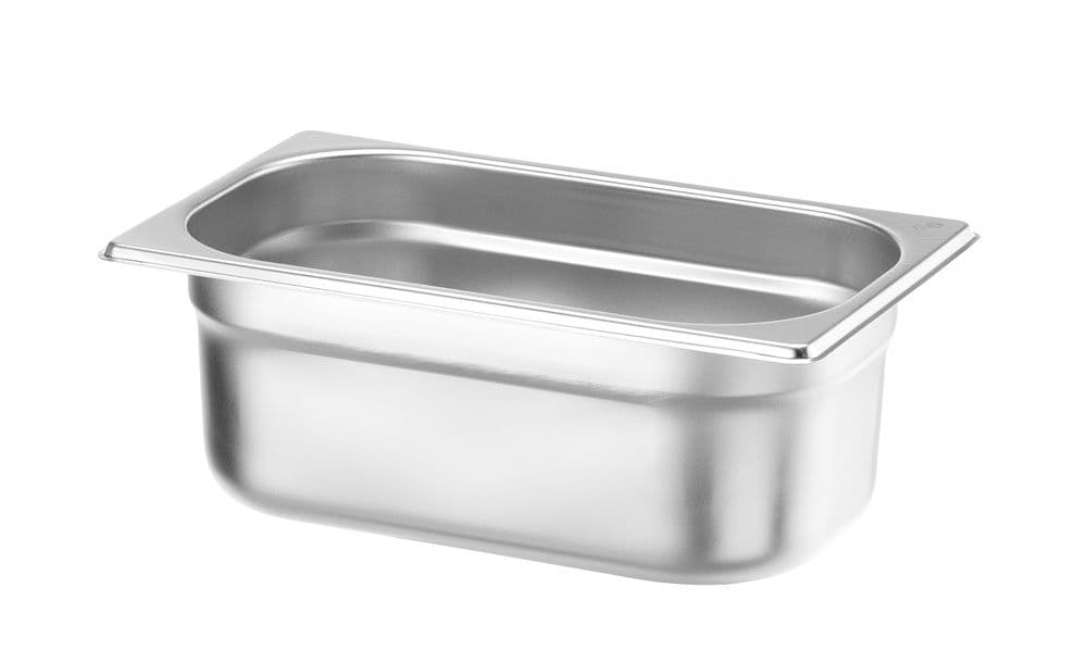 GN edény 1/4 - Budget Termékcsalád - GN 1/4 - 2,8L - 265x162x(H)100mm - 2