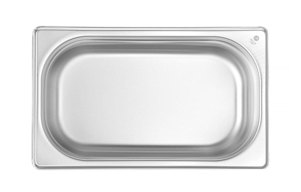 GN edény 1/4 - Budget Termékcsalád - GN 1/4 - 2,8L - 265x162x(H)100mm - 3