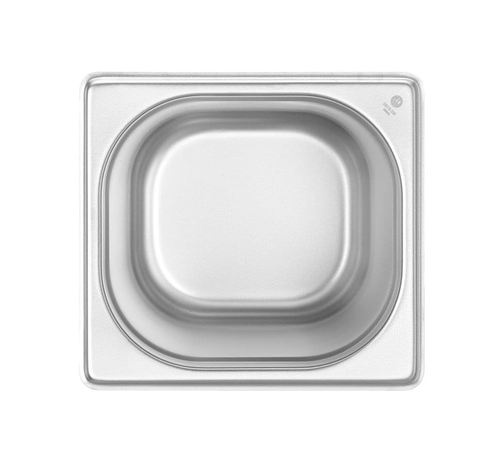 GN edény 1/6 - Budget Termékcsalád - GN 1/6 - 3,4L - 176x162x(H)200mm - 3
