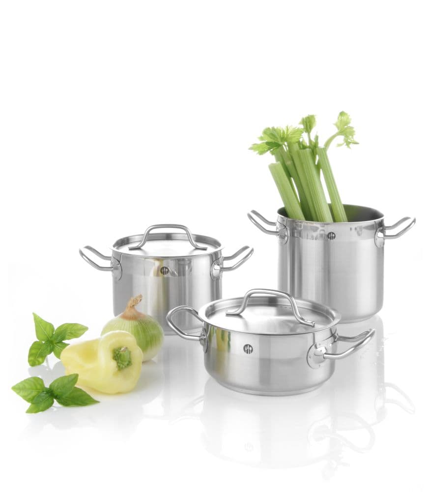 Alacsony fazék- fedővel - Profi Termékcsalád - 1,5L - ⌀160x(H)75mm - 2