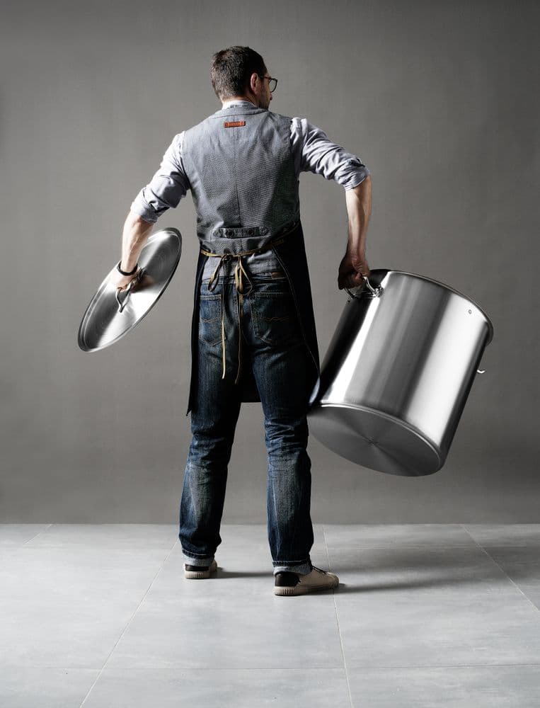 Fazék- fedővel - Budget Termékcsalád - 98L - ⌀500x(H)500mm - 2