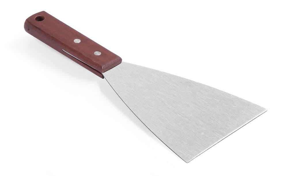 Kaparó spatula - Sötét fa - 251x100mm