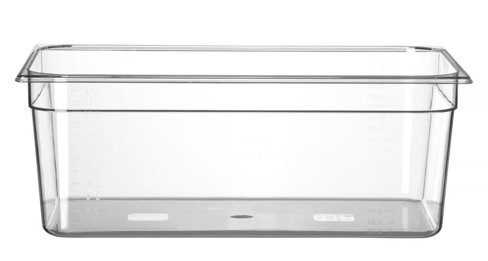 GN edény 1/1 - Profi Termékcsalád - GN 1/1 - 24L - Átlátszó - 530x325x(H)200mm