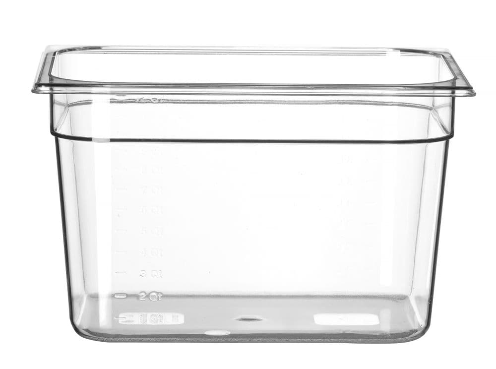 GN edény 1/2 - Profi Termékcsalád - GN 1/2 - 12,5L - Átlátszó - 325x265x(H)200mm