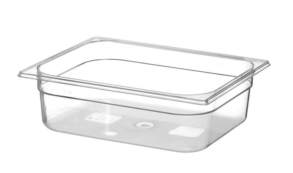 GN edény 1/2 - Profi Termékcsalád - GN 1/2 - 6,5L - Átlátszó - 325x265x(H)100mm - 2