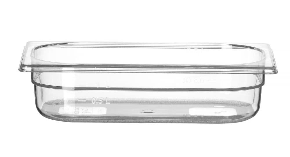 GN edény 1/4 - Profi Termékcsalád - GN 1/4 - 1,8L - Átlátszó - 265x162x(H)65mm