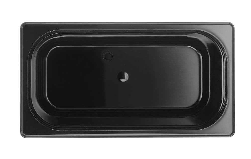 GN edény 1/3 - Profi Termékcsalád - GN 1/3 - 7,8L - Fekete - 325x176x(H)200mm - 3