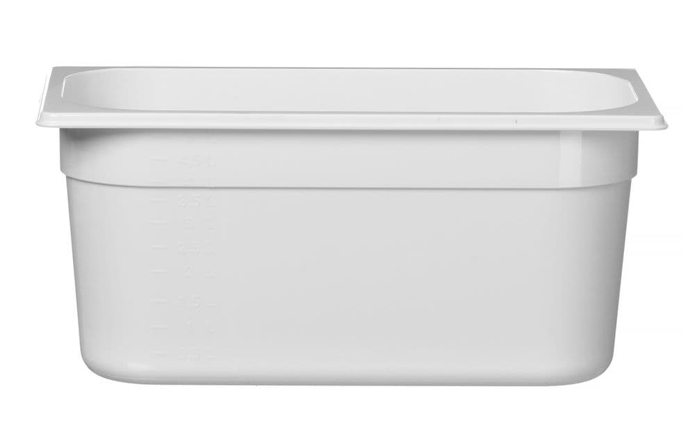 GN edény 1/3 - GN 1/3 - 5,7L - Fehér - 325x176x(H)150mm