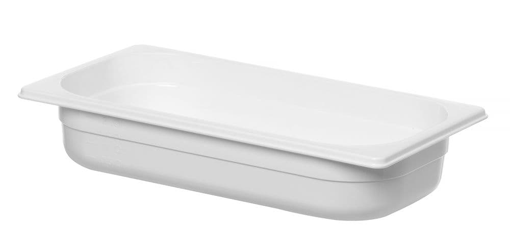 GN edény 1/3 - GN 1/3 - 2,5L - Fehér - 325x176x(H)65mm - 2